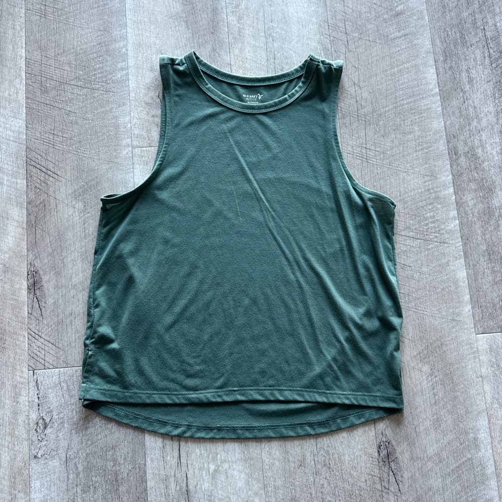 Old Navy Army Green Workout Tank
